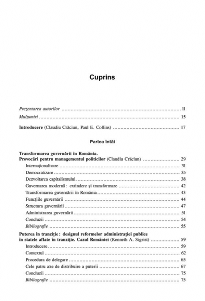 Coperta cărții 'Managementul politicilor publice - Claudiu Craciun, Paul E. Collins'