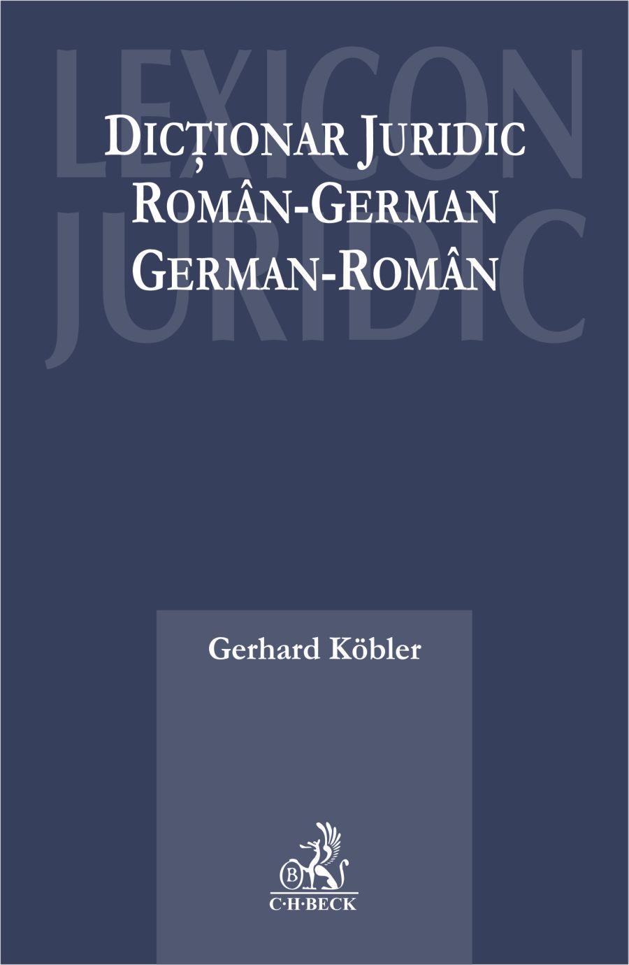 Dictionar juridic roman-german, german-roman - Gerhard Kobler