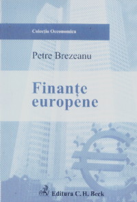 Coperta cărții 'Finante europene - Petre Brezeanu'