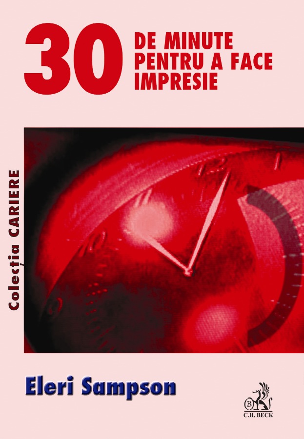 Coperta cărții '30 de minute pentru a face impresie - Eleri Sampson'