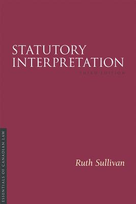 Statutory Interpretation 3/E - Ruth Sullivan