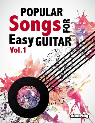 Coperta cărții 'Popular Songs for Easy Guitar. Vol 1 - Duviplay'