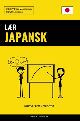 Lær Japansk - Hurtig / Lett / Effektivt: 2000 Viktige Vokabularer - Pinhok Languages