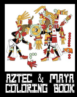 Aztec & Mayan Coloring Book - 26 Designs to Color in - Colouring Book: Only one design per page - Captain Color