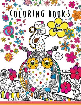 Coloring books for teens: Kawaii Doodle Pattern Inspirational Coloring Books for Adutls - Coloring Books For Teens