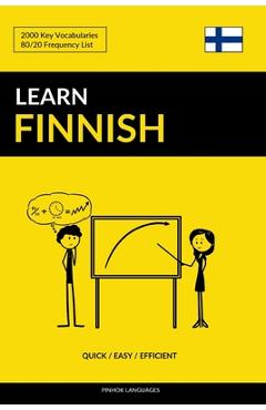 Poza produsului Learn Finnish - Quick / Easy / Efficient: 2000 Key Vocabularies - Pinhok Languages