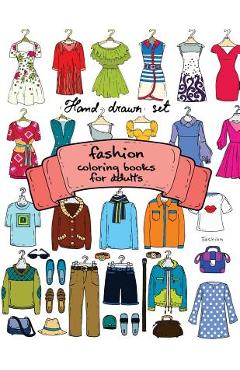 Coperta cărții 'Fashion Coloring Books for Adults Vol.1: 2017 Fun Fashion and Fresh Styles! - Fashion Coloring Books For Adutls'
