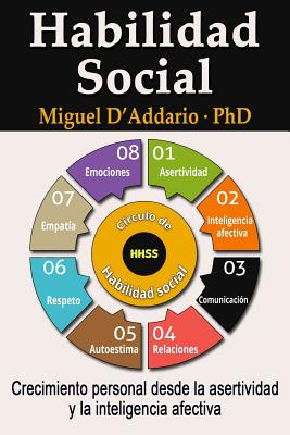 Coperta cărții 'Habilidad social: Crecimiento personal desde la asertividad y la inteligencia afectiva - Miguel D'addario Phd'