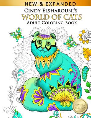 World of Cats: Adult Coloring Book - Cindy Elsharouni