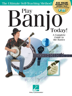Play Banjo Today! All-In-One Beginner's Pack: Includes Book 1, Book 2, Audio & Video - O'brien Colin