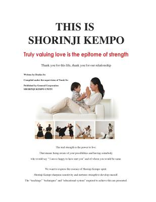 This is Shorinji Kempo: Truly valuing love is the epitome of strength - Yuuki So