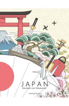 Coperta cărții 'Japan Kleurboek voor Volwassenen 1 - Nick Snels'