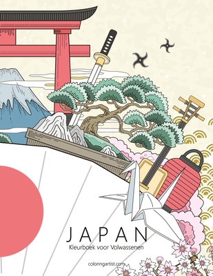 Coperta cărții 'Japan Kleurboek voor Volwassenen 1 - Nick Snels'