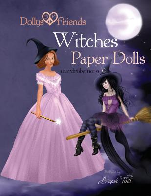Dollys and Friends, Witches Paper Dolls, Wardrobe No: 9 - Dollys And Friends