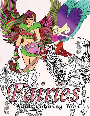 Fairies Adult Coloring Book - Adult Coloring Book