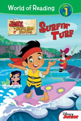 Coperta cărții 'Jake and the Never Land Pirates: Surfin' Turf - Melinda Larose'
