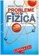 Coperta cărții 'Probleme de fizica pentru gimnaziu - Mihail Sandu'