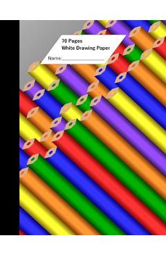 Poza produsului White Drawing Paper (70 Sheets) Pencil Cover - Paul E. Bradbury