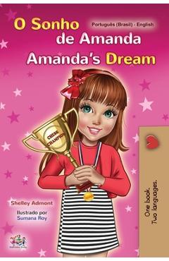 Poza produsului Amanda's Dream (Portuguese English Bilingual Book for Kids -Brazilian): Portuguese Brazil - Shelley Admont