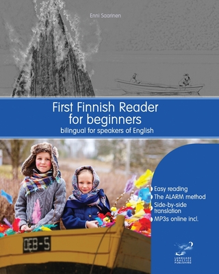Coperta cărții 'First Finnish Reader for beginners: bilingual for speakers of English - Enni Saarinen'