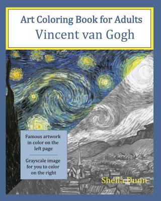 Art Coloring Book for Adults: Vincent van Gogh - Sheila Dunn
