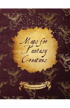 Coperta cărții 'Maps for Fantasy Creatives - Abria Mattina'