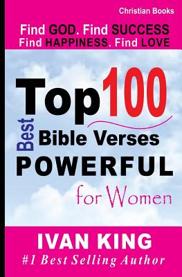 Coperta cărții 'Christian Books: Top 100 Most-Read Bible Verses [Christian] - Ivan King'