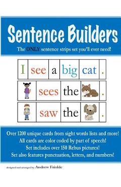 Poza produsului Sentence Builders: The ONLY Sentence Strips Set You'll Ever Need! - Andrew Frinkle