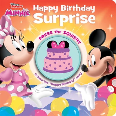 Coperta cărții 'Disney Junior Minnie: Happy Birthday Surprise Sound Book [With Battery] - Pi Kids'