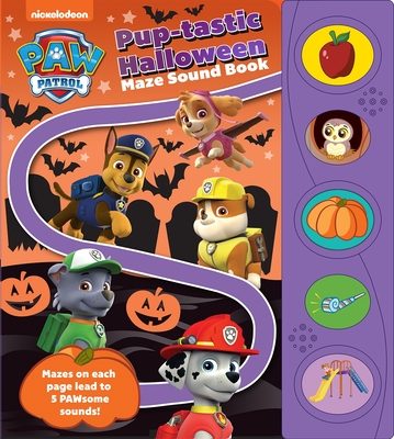 Nickelodeon Paw Patrol: Puptastic Halloween Maze Sound Book - Porter Skwish