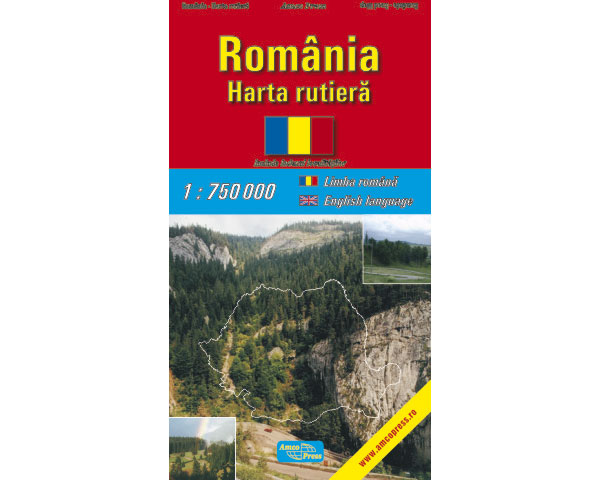 Coperta cărții 'Romania - Harta rutiera'