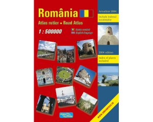 Coperta cărții 'Romania - Atlas Rutier - Actualizat 2006'