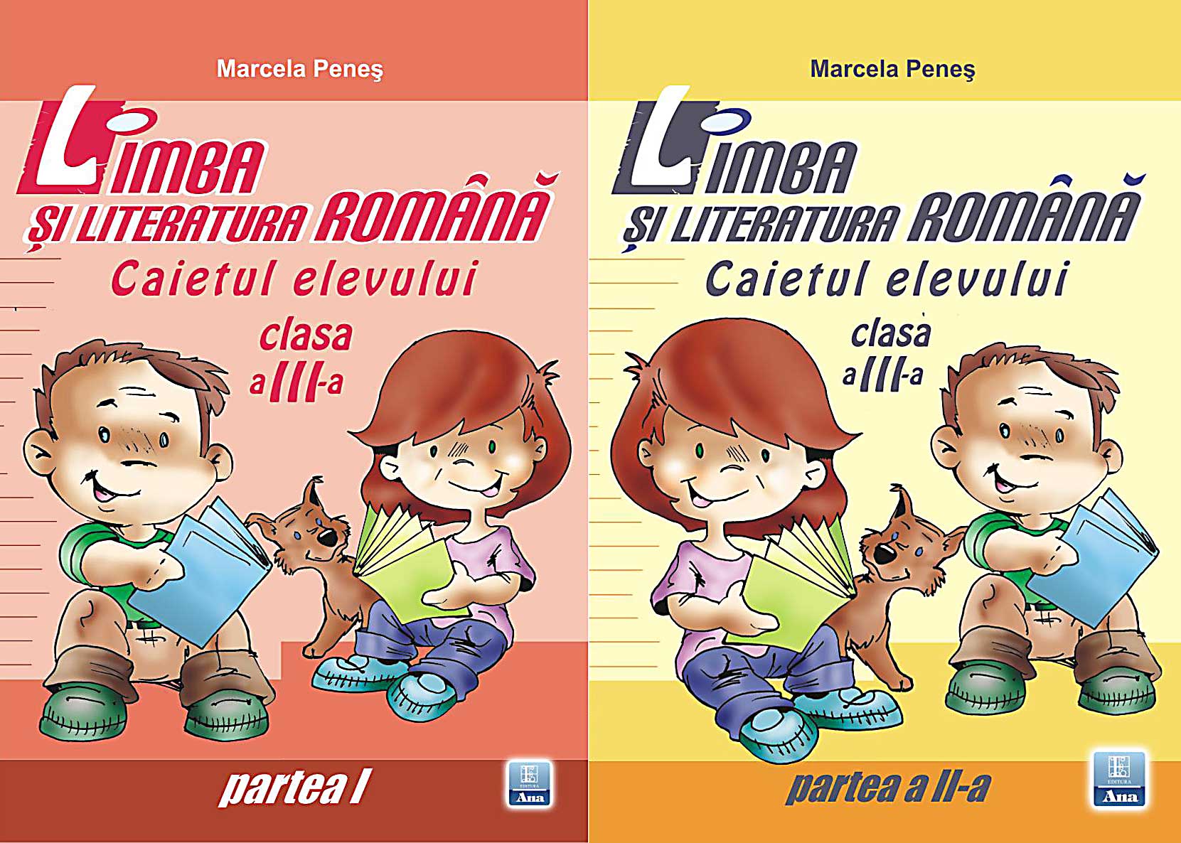 Romana cls 3 caiet partea I+II - Marcela Penes