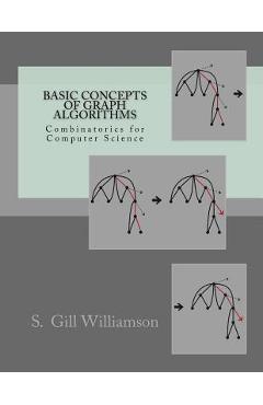 Coperta cărții 'Basic Concepts of Graph Algorithms: Combinatorics for Computer Science - S. Gill Williamson'