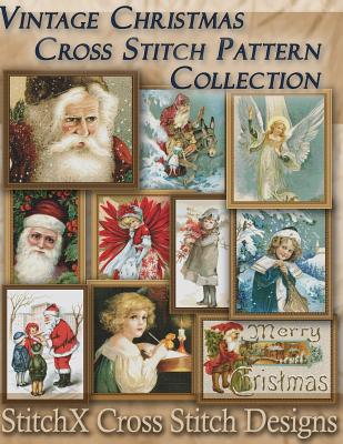 Vintage Christmas Cross Stitch Pattern Collection: Black & White Charts - Stitchx