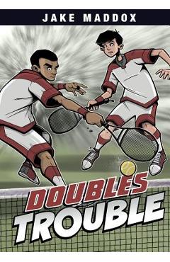 Coperta cărții 'Doubles Trouble - Jake Maddox'