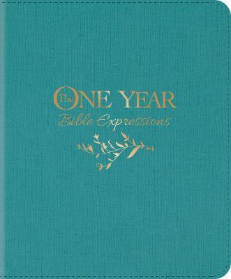 The One Year Bible Expressions (Leatherlike, Tidewater Teal) - Tyndale
