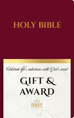 NRSV Updated Edition Gift & Award Bible (Imitation Leather, Burgundy) - National Council Of Churches
