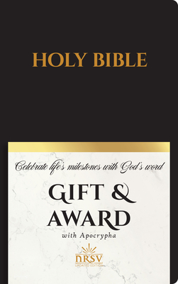 NRSV Updated Edition Gift & Award Bible with Apocrypha (Imitation Leather, Black) - National Council Of Churches