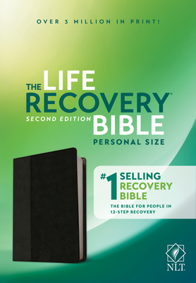 NLT Life Recovery Bible, Second Edition, Personal Size (Leatherlike, Black/Onyx) - Tyndale