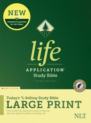 NLT Life Application Study Bible, Third Edition, Large Print (Red Letter, Hardcover, Indexed) - Tyndale