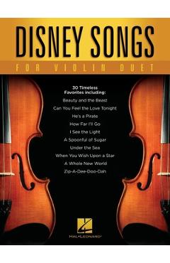 Coperta cărții 'Disney Songs for Violin Duet - Hal Leonard Corp'