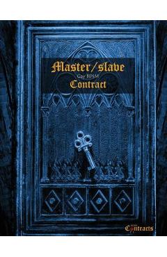 Coperta cărții 'Master/slave Gay BDSM Contract (male slave) - Dita B. Llb'