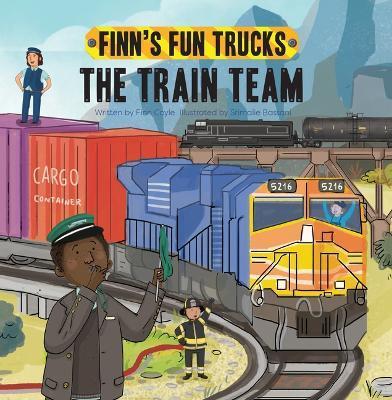 The Train Team: A Lift-The-Page Truck Book - Finn Coyle