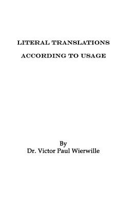Literal Translations According to Usage - Eternally Blessed