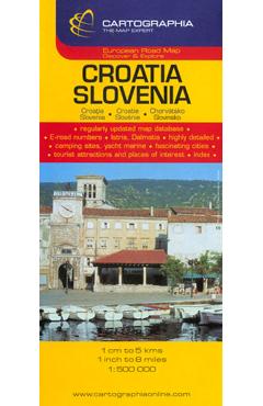 Poza produsului Croatia Slovenia - Harta
