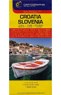 Harta: Croatia. Slovenia