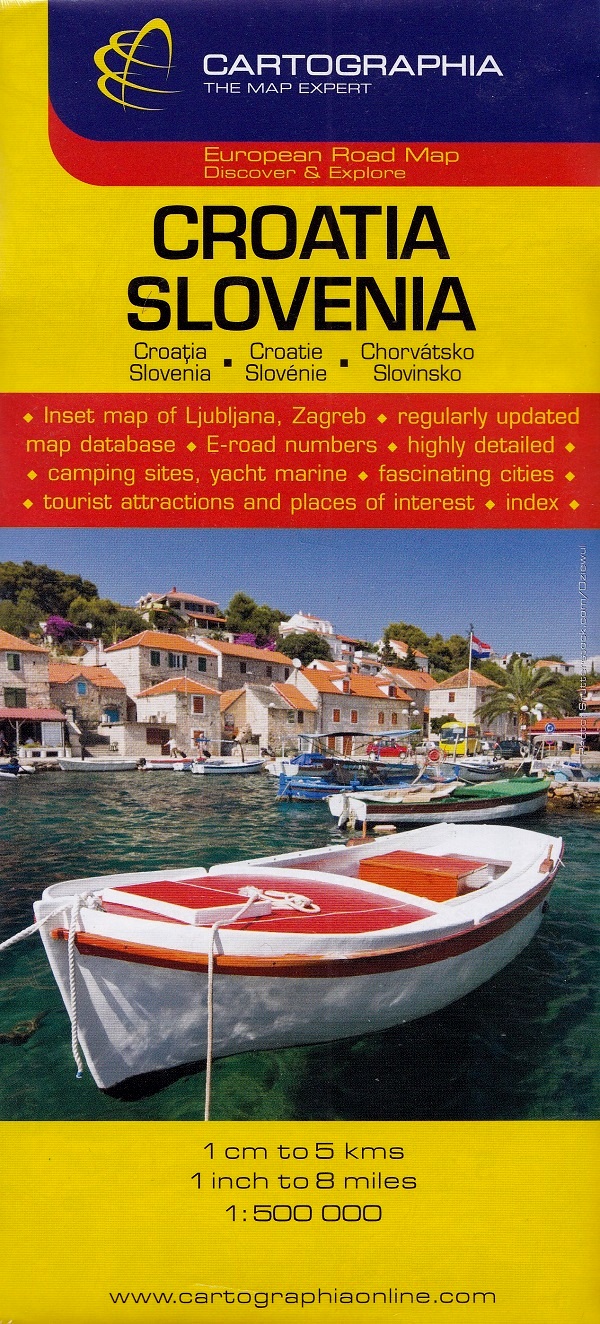 Harta: Croatia. Slovenia