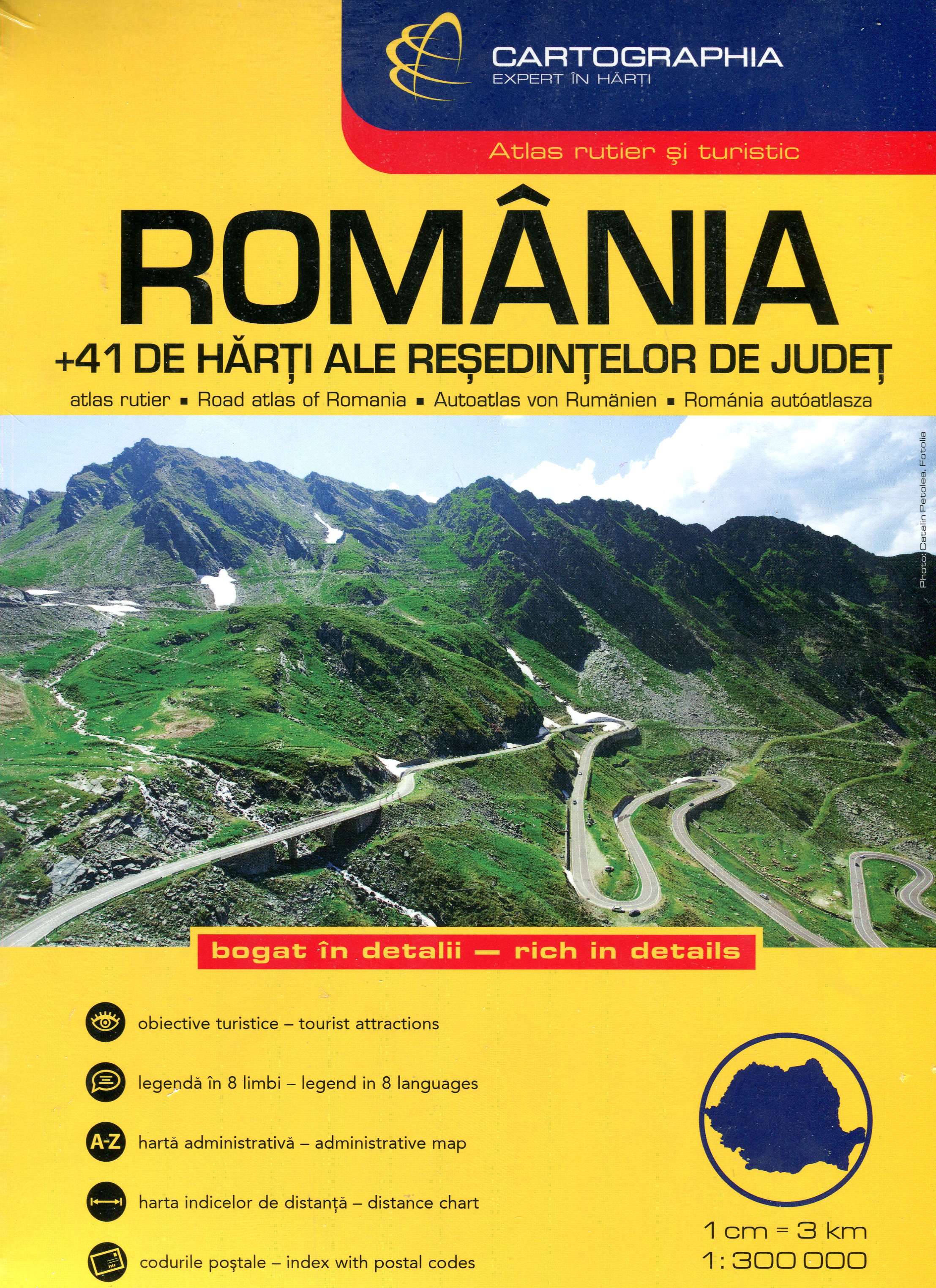 Romania - Atlas rutier si turistic