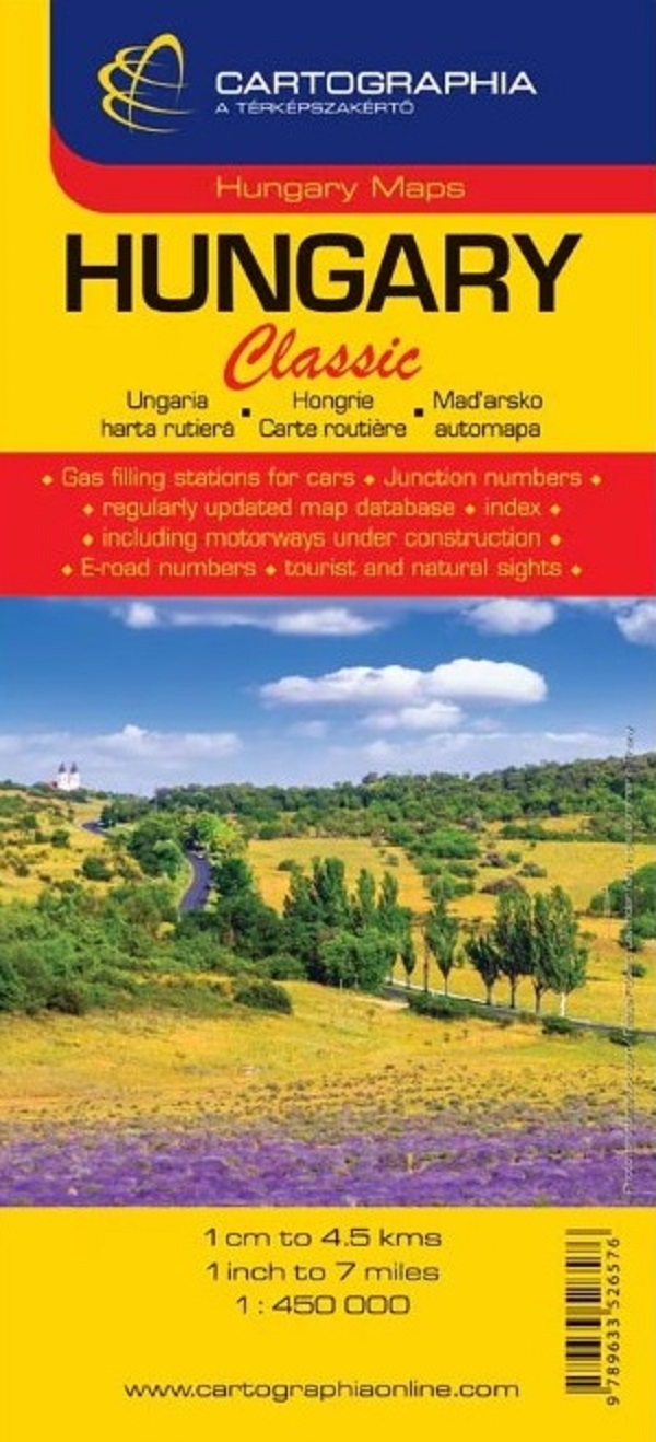 Ungaria. Hungary. Harta Rutiera